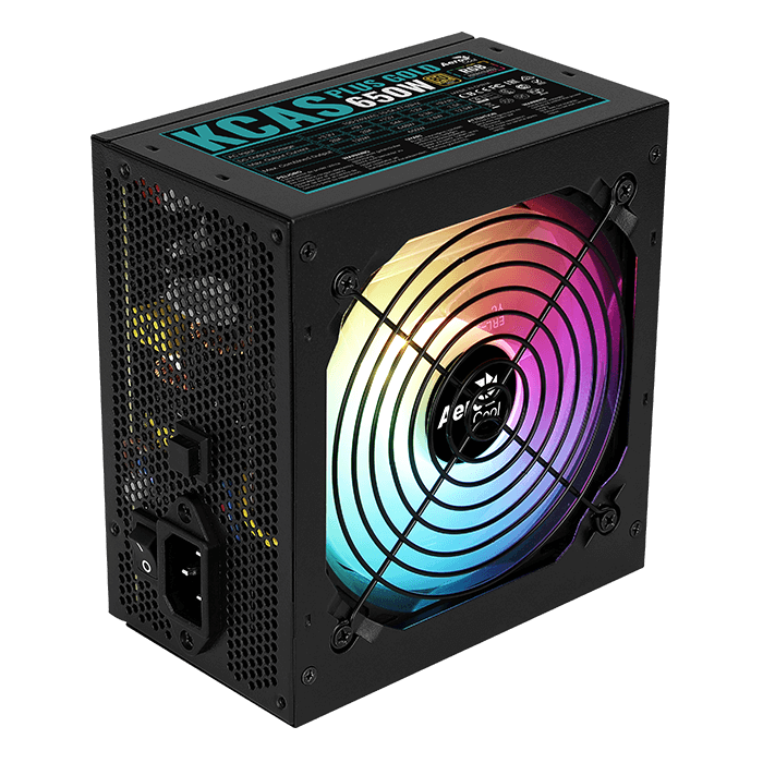 AeroCool KCAS Plus Gold alimentation PC 650W 80 Plus Gold
