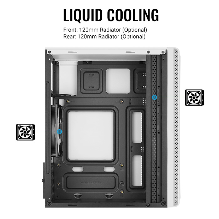 AeroCool Evo Mini White boitier PC mini tour blanc