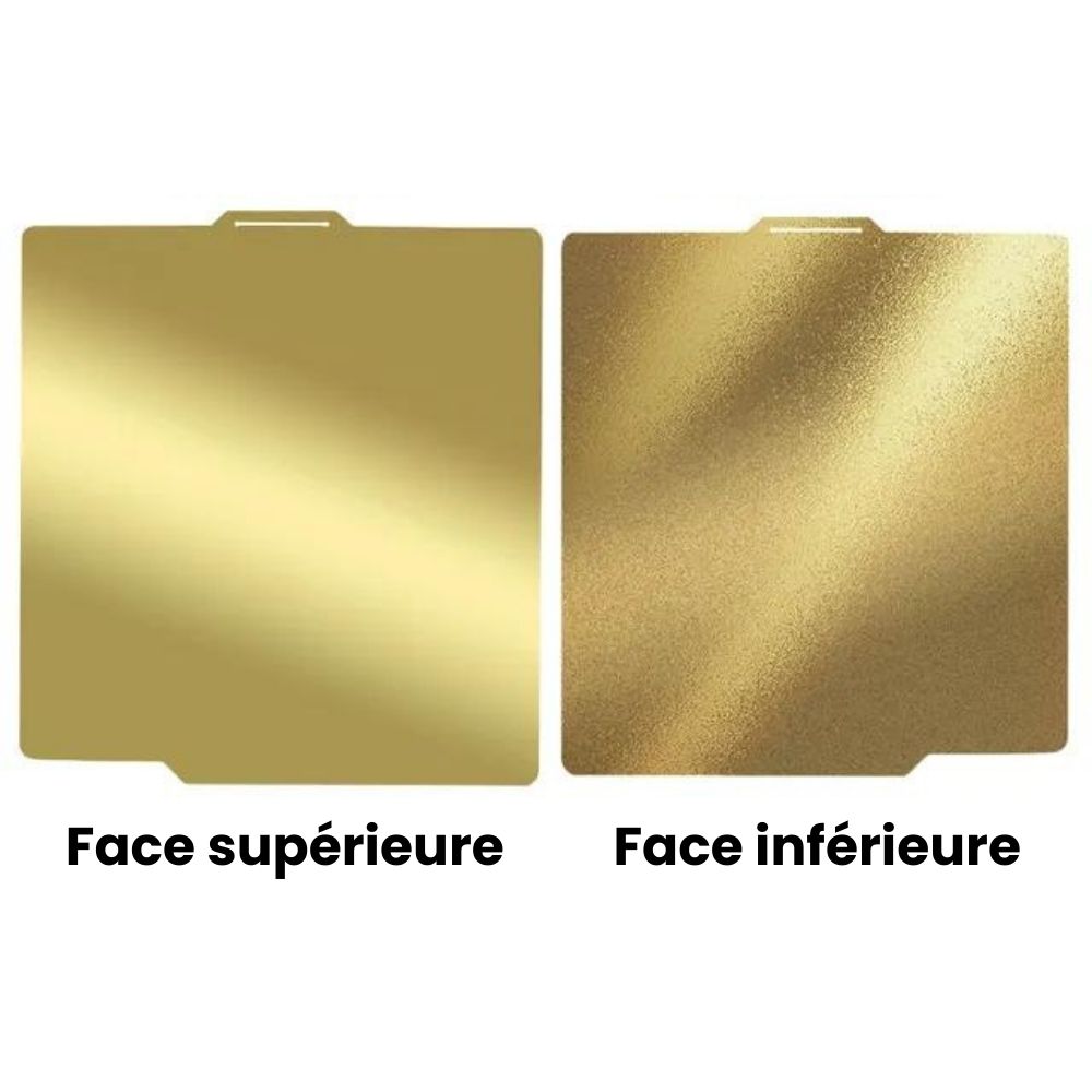 Zimple pour Bambu Lab PEI 257x257mm plaque impression lisse texturé double face