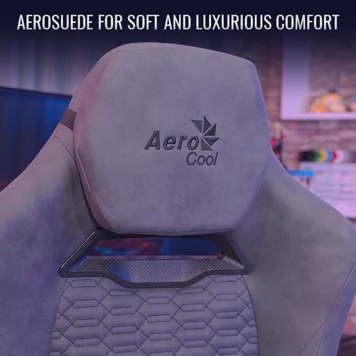 AeroCool ROYAL AeroSuede chaise gaming tissu respirant