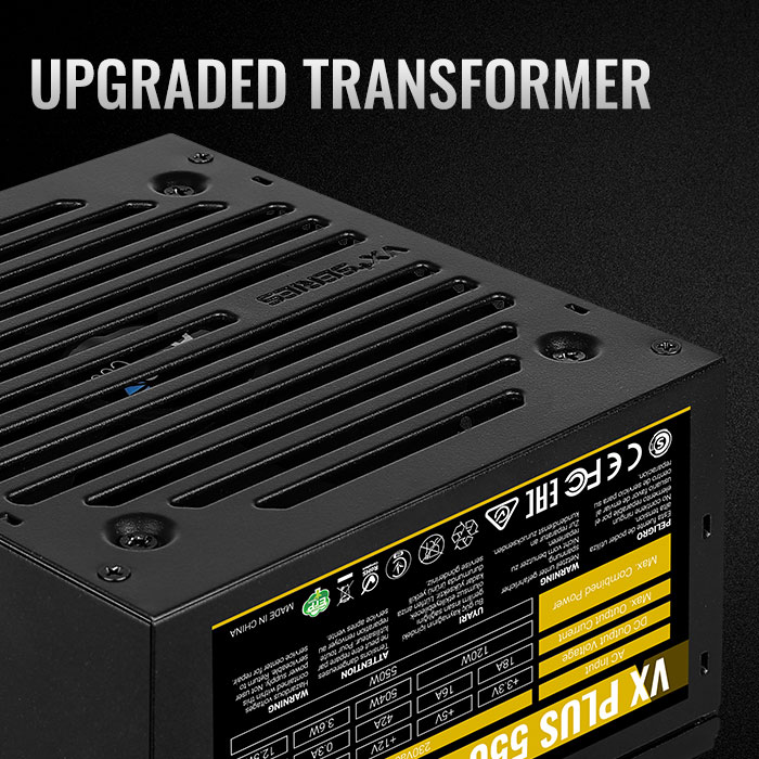 AeroCool VX PLUS Stealth 550 alimentation PC 550W