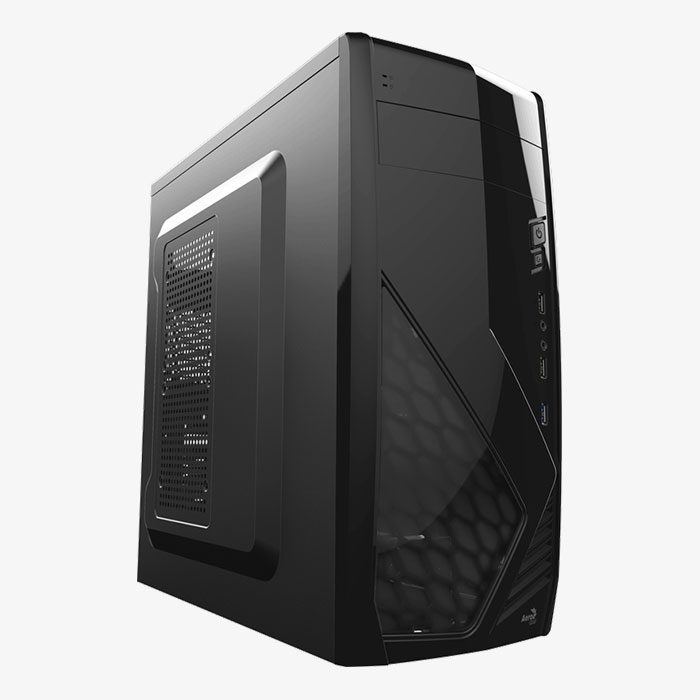 AeroCool CS-1102 boîtier PC moyen tour noir