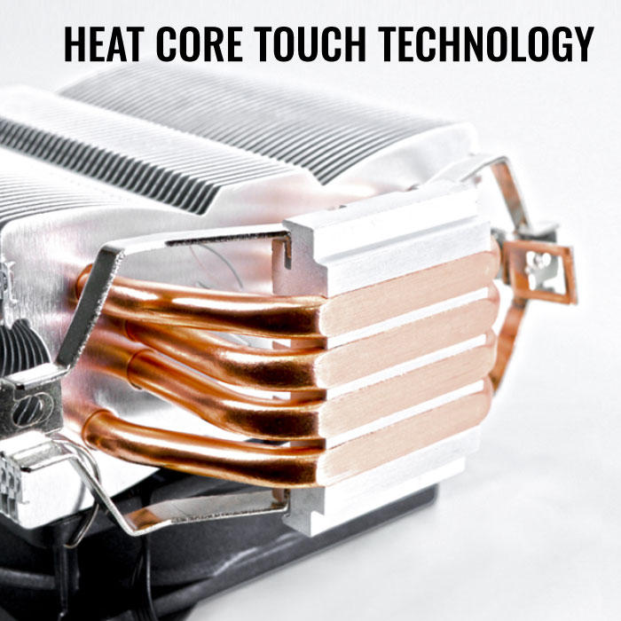 AeroCool Verkho 4 Lite ventirad CPU LED bleue 125W