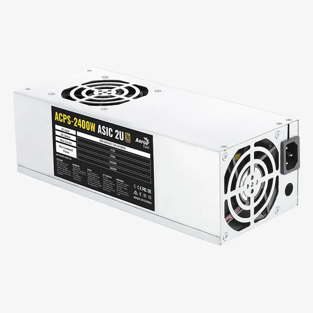 AeroCool ACPS-2400W ASIC 2U alimentation mining 2400W