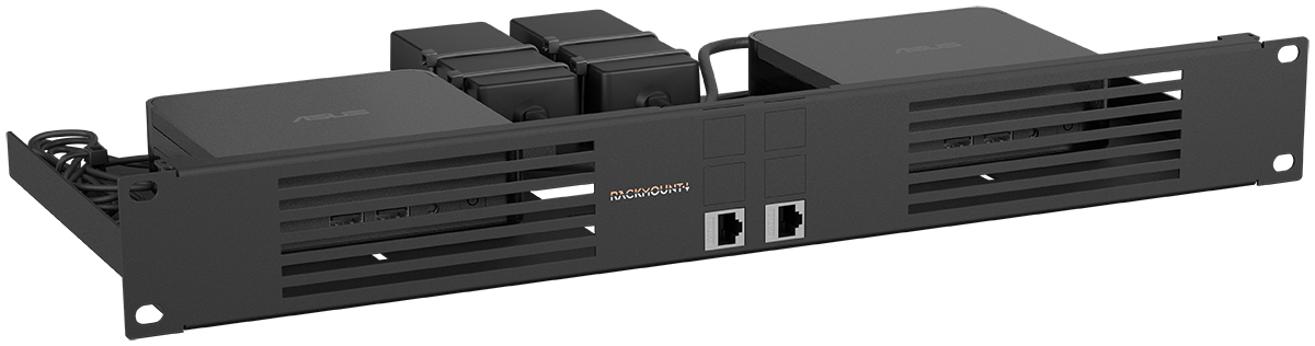 RACKMOUNT.it RM-NUC-T1 support rack 19" 2 NUC universel