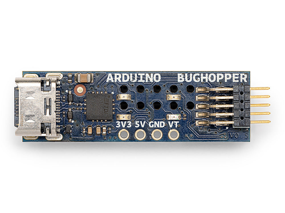 Arduino BugHopper module debug USB-C UNO Q