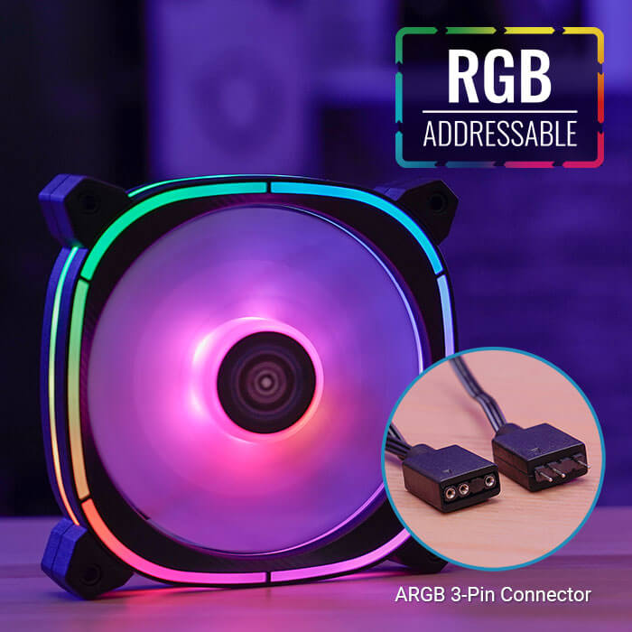 AeroCool Astro 12F PWM ventilateur PC 120 mm