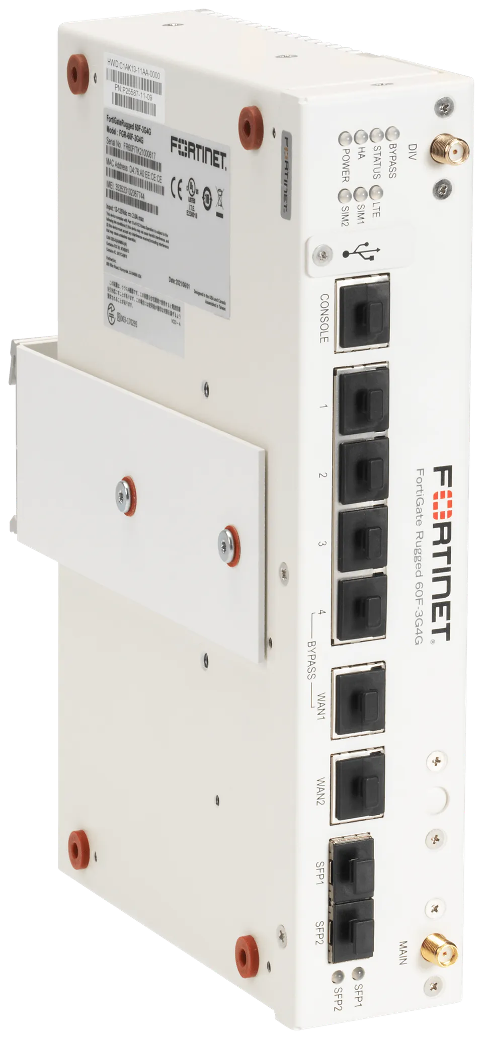RACKMOUNT.it Fortinet Standard RM-FR-W1 kit rack 19 FGR-60F 3G4G