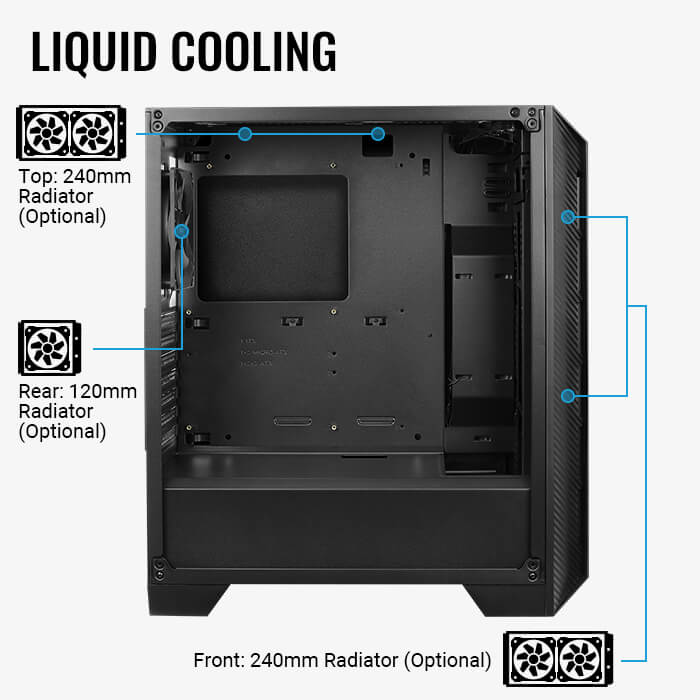 AeroCool Cylon Pro boîtier PC verre trempé RGB
