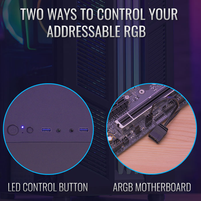 AeroCool Prime ARGB boîtier PC moyen tour ARGB