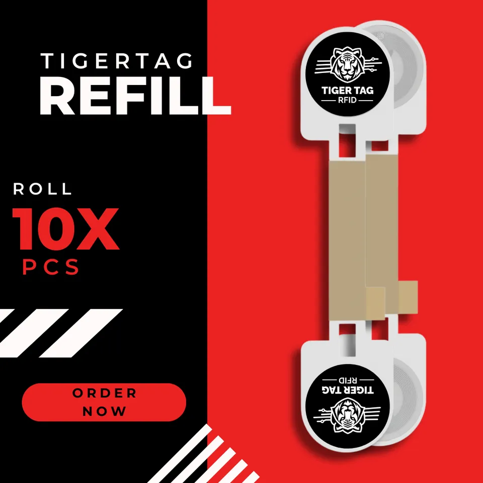 Zimple TigerTag puce NFC NTAG213 lot de 10 pièces