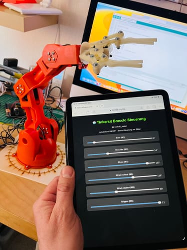Arduino TinkerKit Braccio bras robot kit à assembler