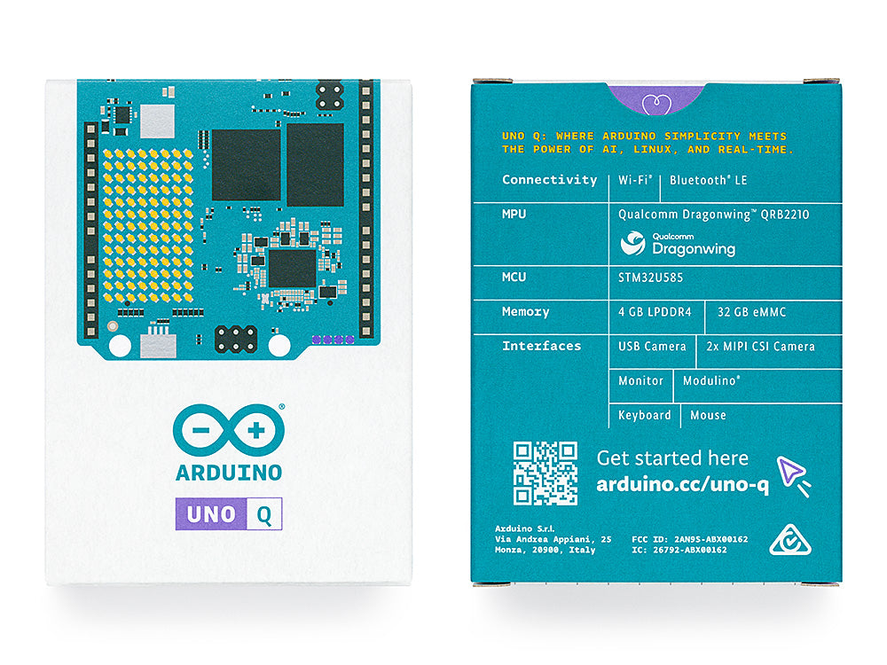 Arduino UNO Q 4GB carte 32GB eMMC Linux