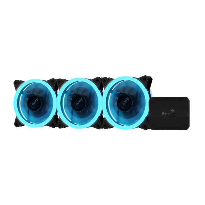 AeroCool Rev RGB Pro kit 3 ventilateurs 120 mm + hub P7-H1
