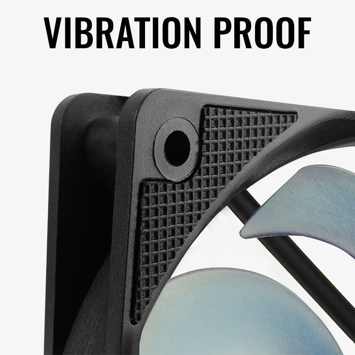 AeroCool Motion 12 Plus Blue ventilateur LED 12 cm bleu