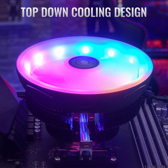 AeroCool Core Plus Ventirad CPU ARGB 110W TDP