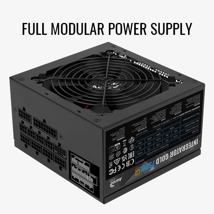 AeroCool Integrator Gold 750W alimentation PC Gold