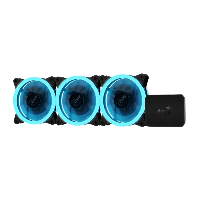 AeroCool Rev RGB Pro ventilateur PC 120mm RGB x3 hub