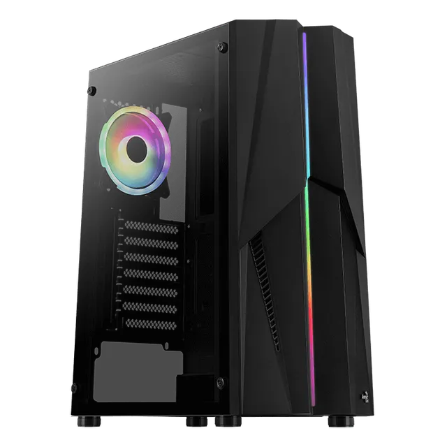AeroCool Mecha ARGB boîtier PC gaming vitre trempée