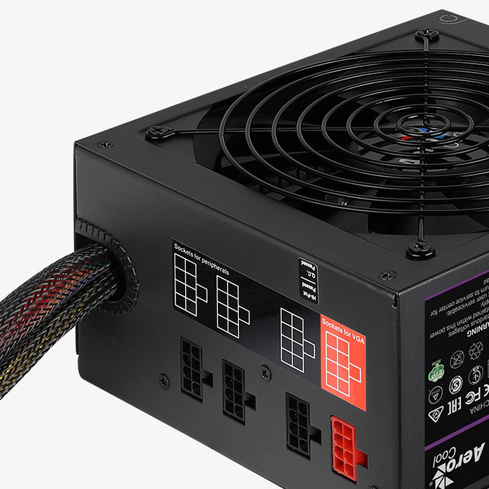 AeroCool KCAS PLUS 650M alimentation 650W Bronze semi