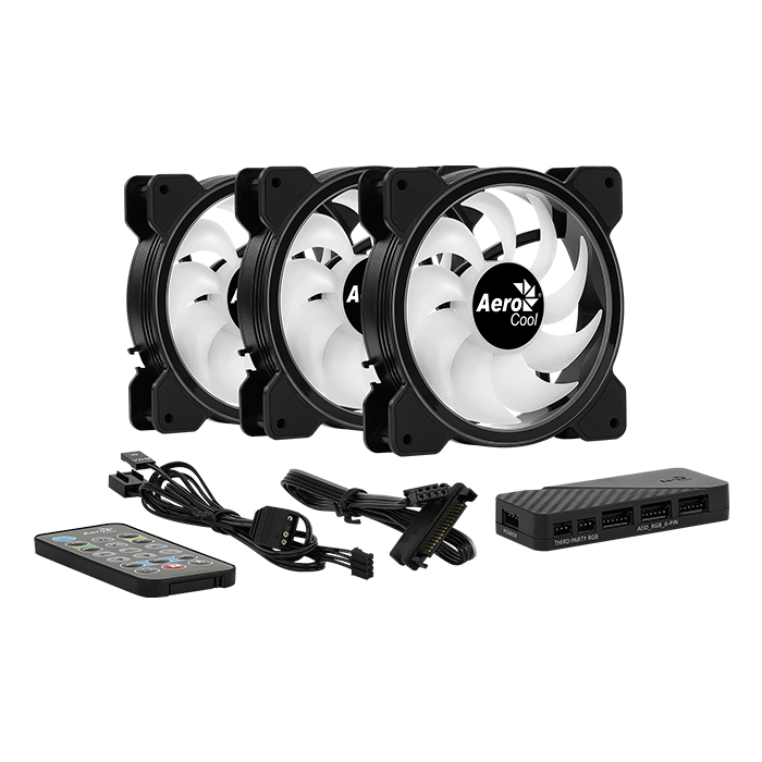 AeroCool Saturn 12F ARGB Pro Ventilateur 120mm ARGB