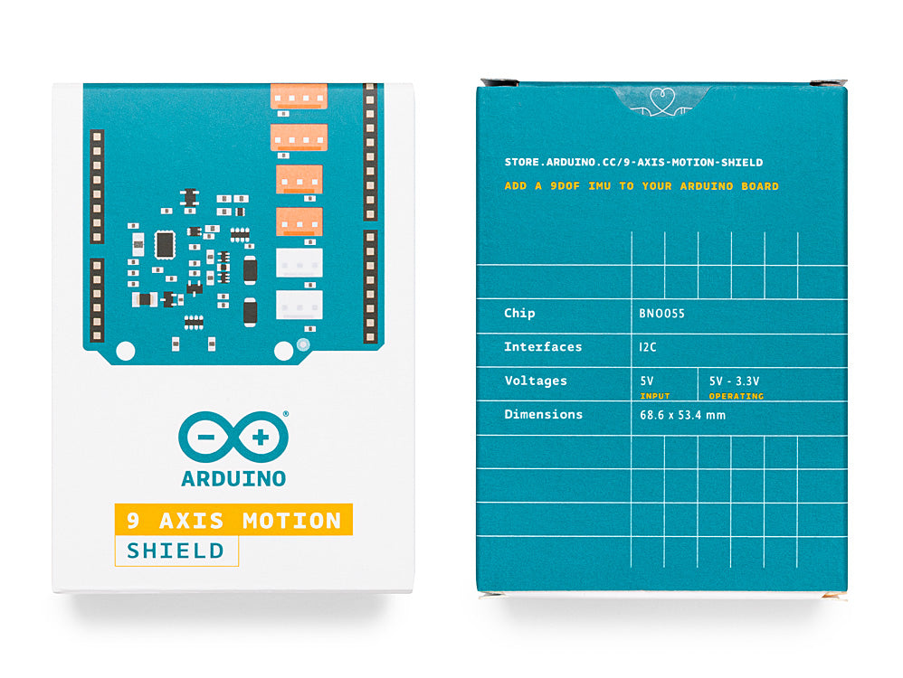 Arduino 9 Axis Motion Shield capteur BNO055 9 axes