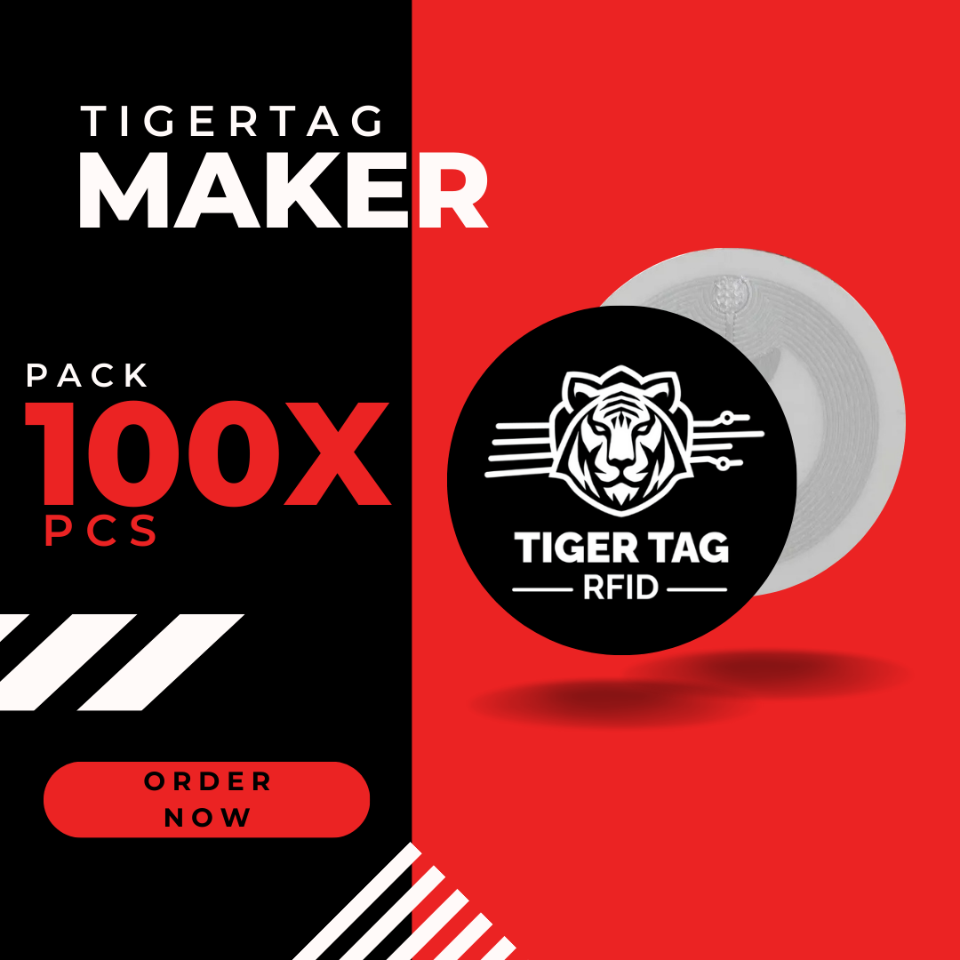 TigerTag Maker puces NFC filament lot de 100