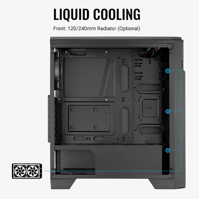 AeroCool Ore Acrylic boîtier PC panneau acrylique