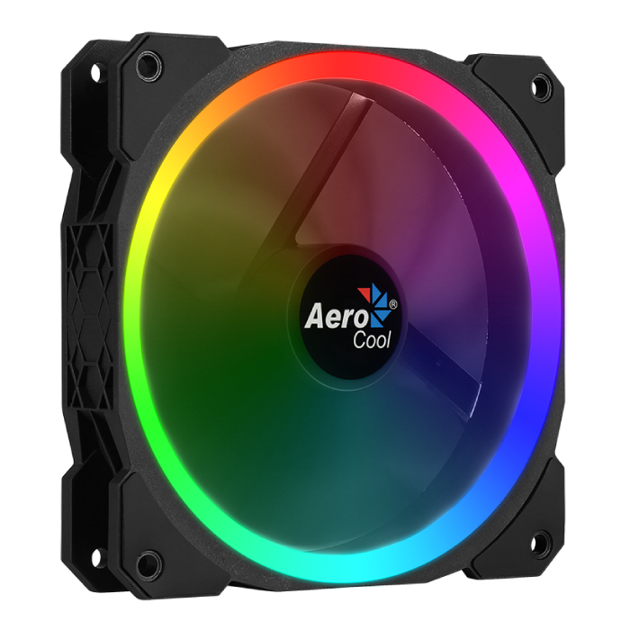 AeroCool Orbit ventilateur PC 12cm RGB double anneau