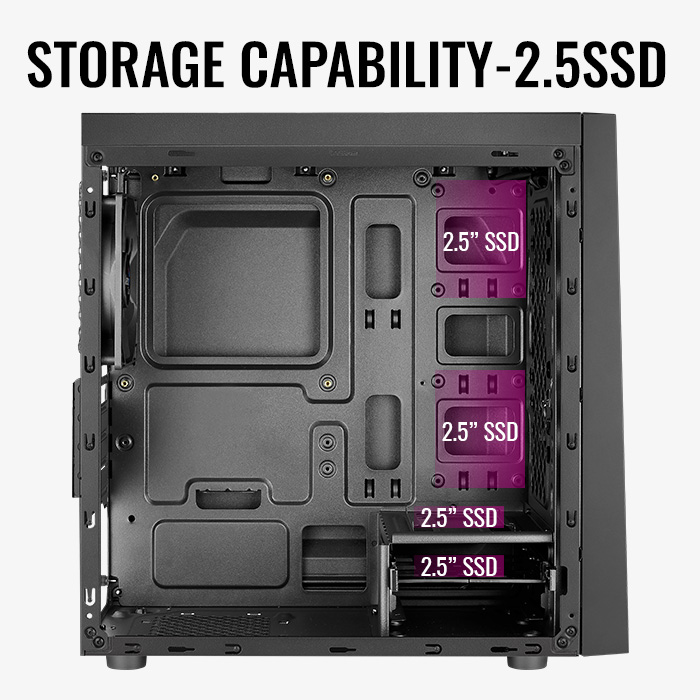 AeroCool Bolt Mini boîtier PC mini-tower RGB verre trempé