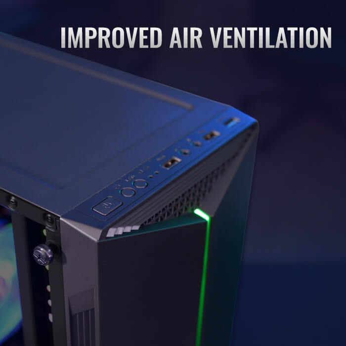 AeroCool Split boitier PC RGB acrylique moyen tour