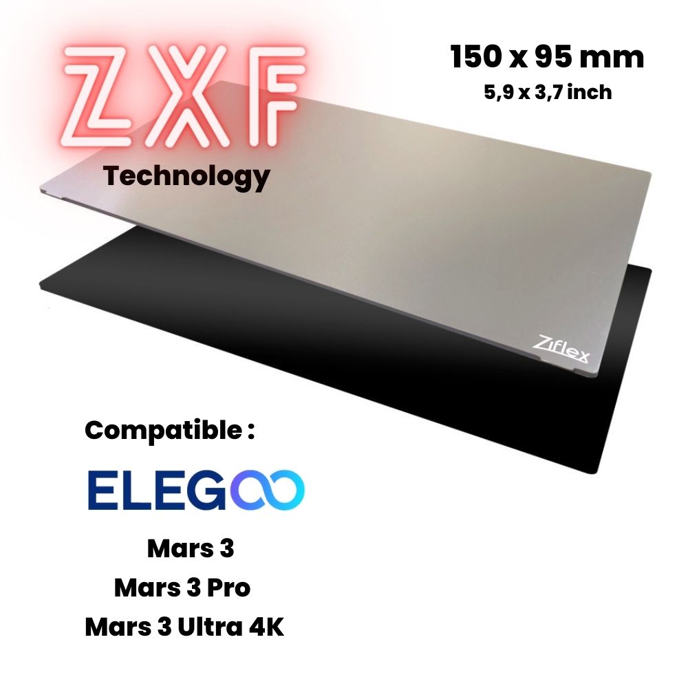 Zimple Starter Kit Résine 150x95 plaque impression Mars 3