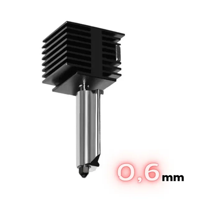 Zimple Hotend A1 tête d'extrusion buse acier 0,6 mm