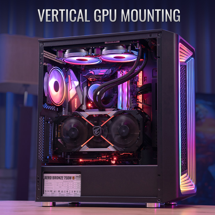 AeroCool Interstellar boitier PC moyen tour gamer