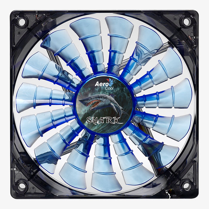 AeroCool Shark Fan Ventilateur PC 12cm 1500 RPM