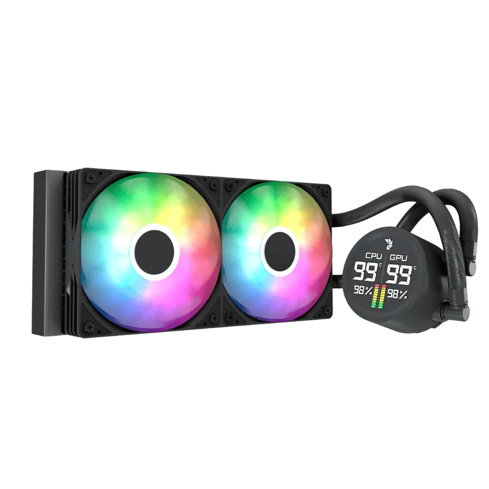 AeroCool Abyss L240R Digi watercooling 240 mm RGB