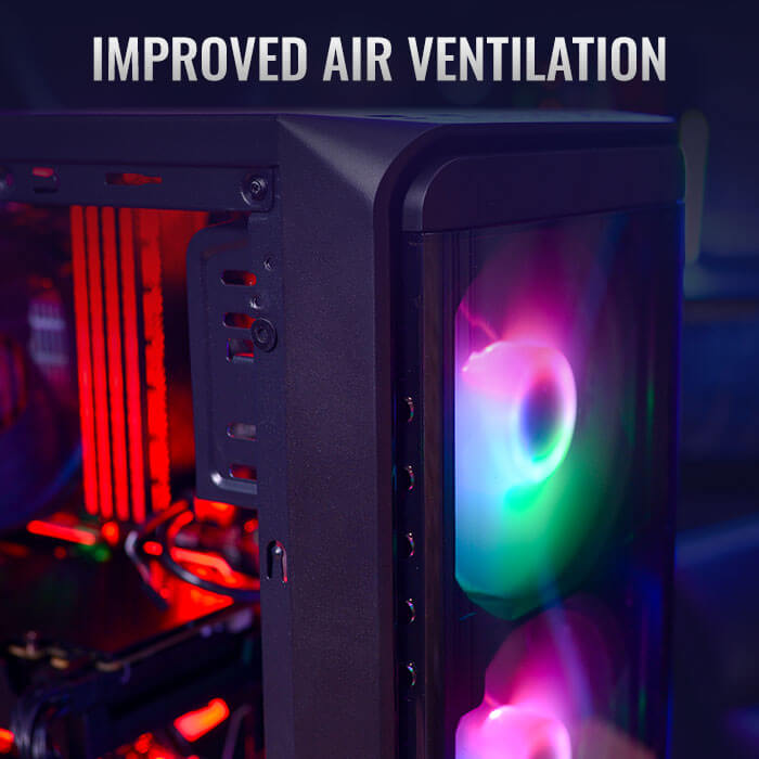 AeroCool SI-5200 Frost boîtier PC RGB 3 ventilateurs