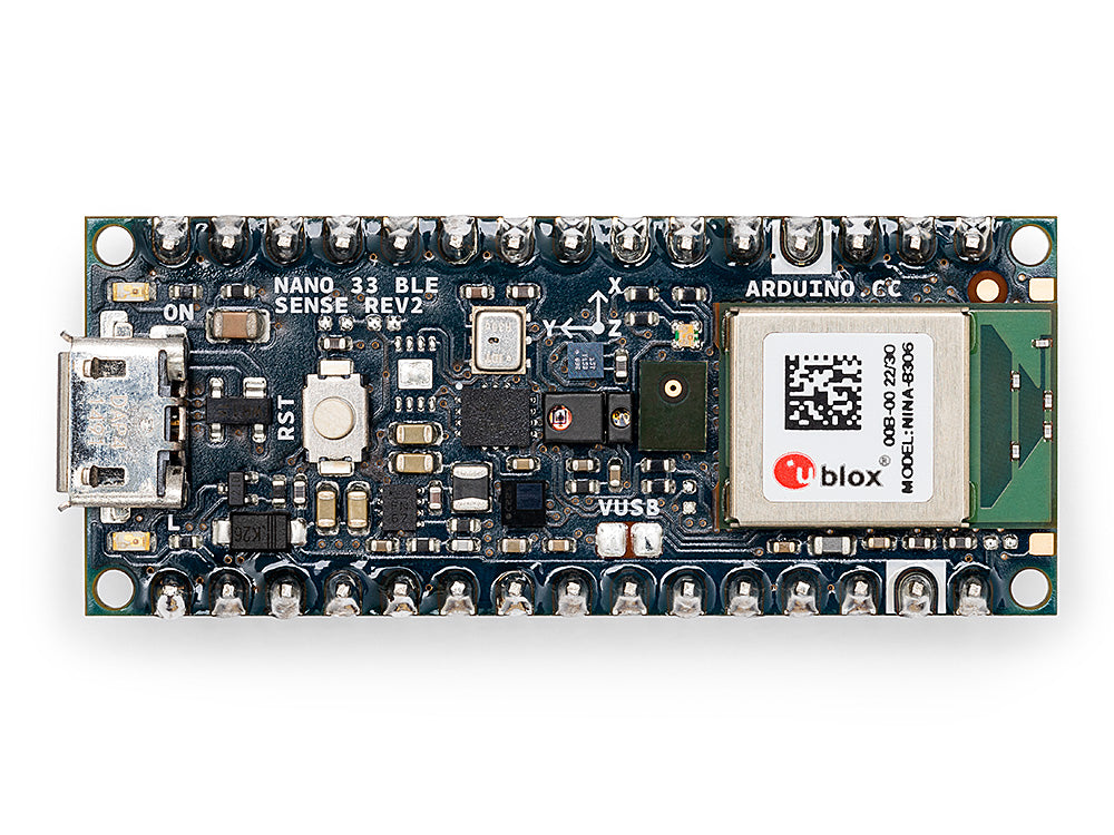 Arduino Nano 33 BLE Sense Rev2 carte avec headers IA