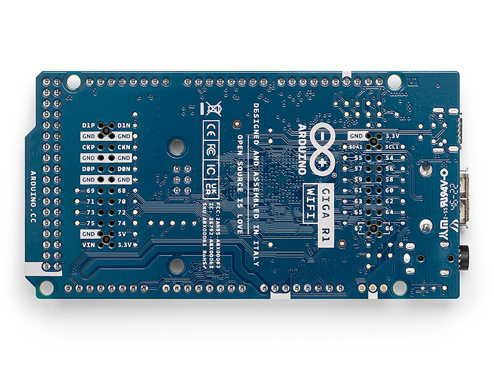 Arduino GIGA R1 WiFi carte STM32H747 76 GPIO