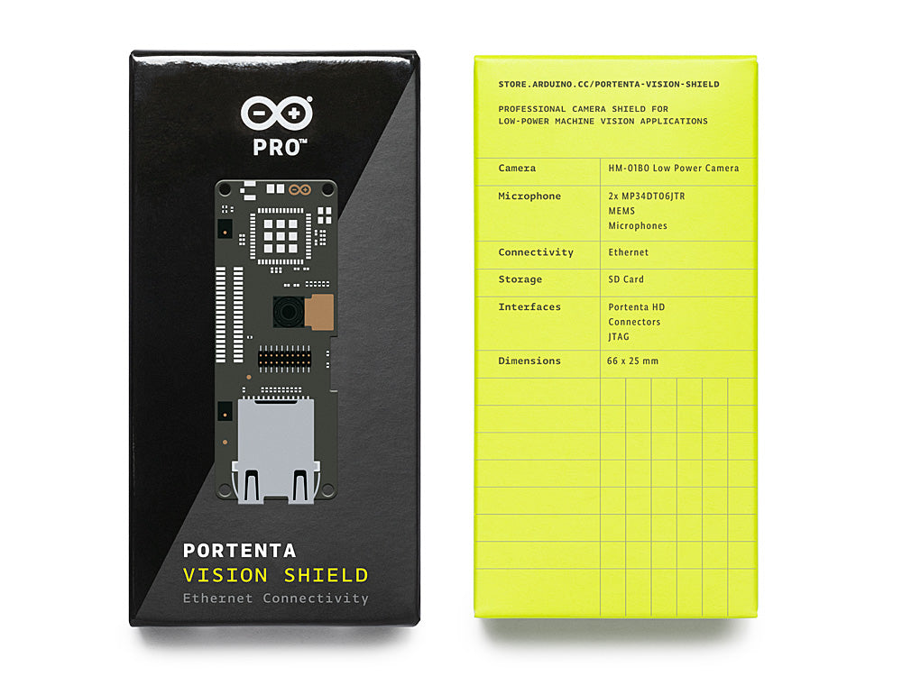 Arduino Boards & Modules Portenta Vision Shield Ethernet