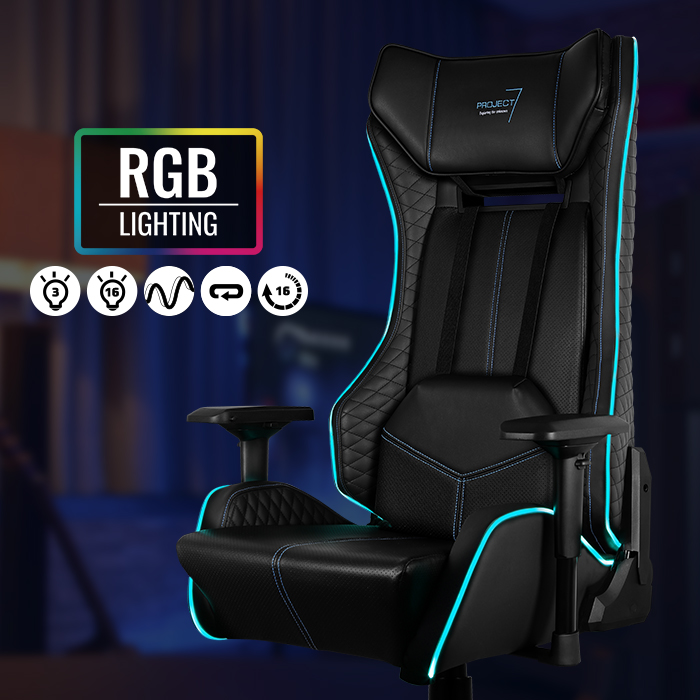 AeroCool P7-GC1 AIR RGB fauteuil gamer LED respirant