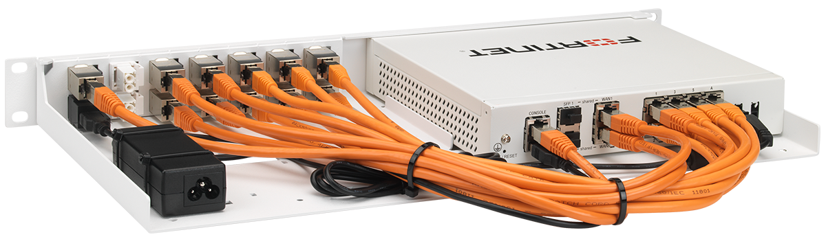 RACKMOUNT.it Fortinet Industrial RM-FR-T15I kit rack FG 80F 81F