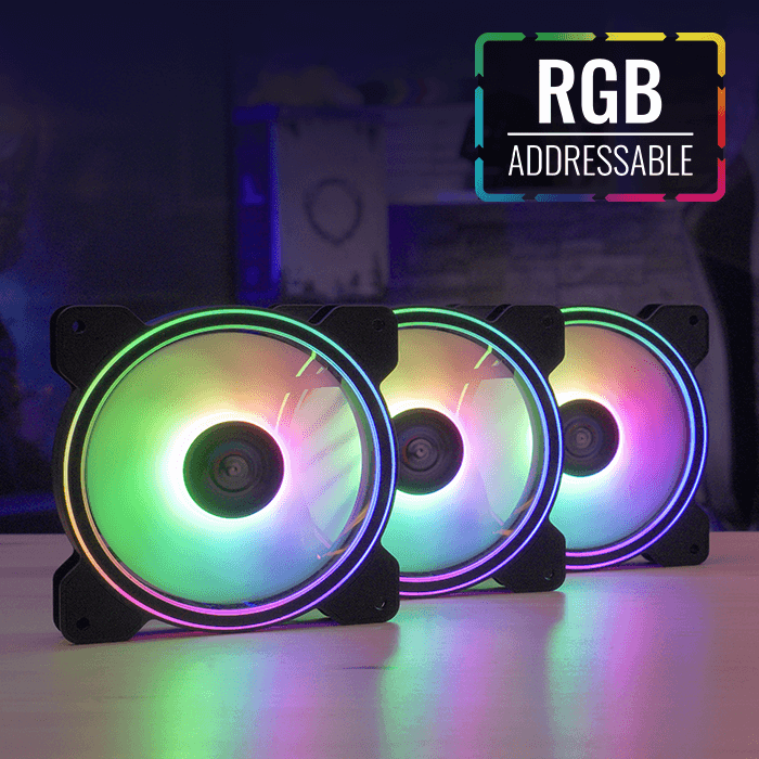 AeroCool Saturn 12F ARGB Pro Ventilateur 120mm ARGB