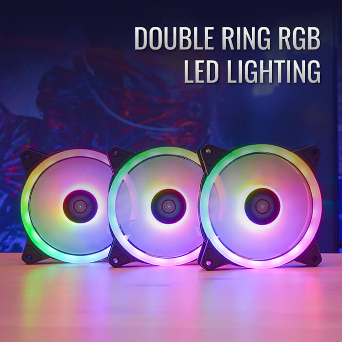 AeroCool Duo 12 Pro ventilateur PC 120mm ARGB x3