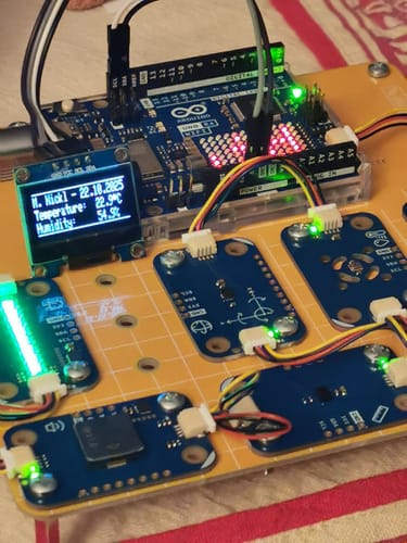 Arduino Plug and Make Kit démarrage 7 projets Modulino
