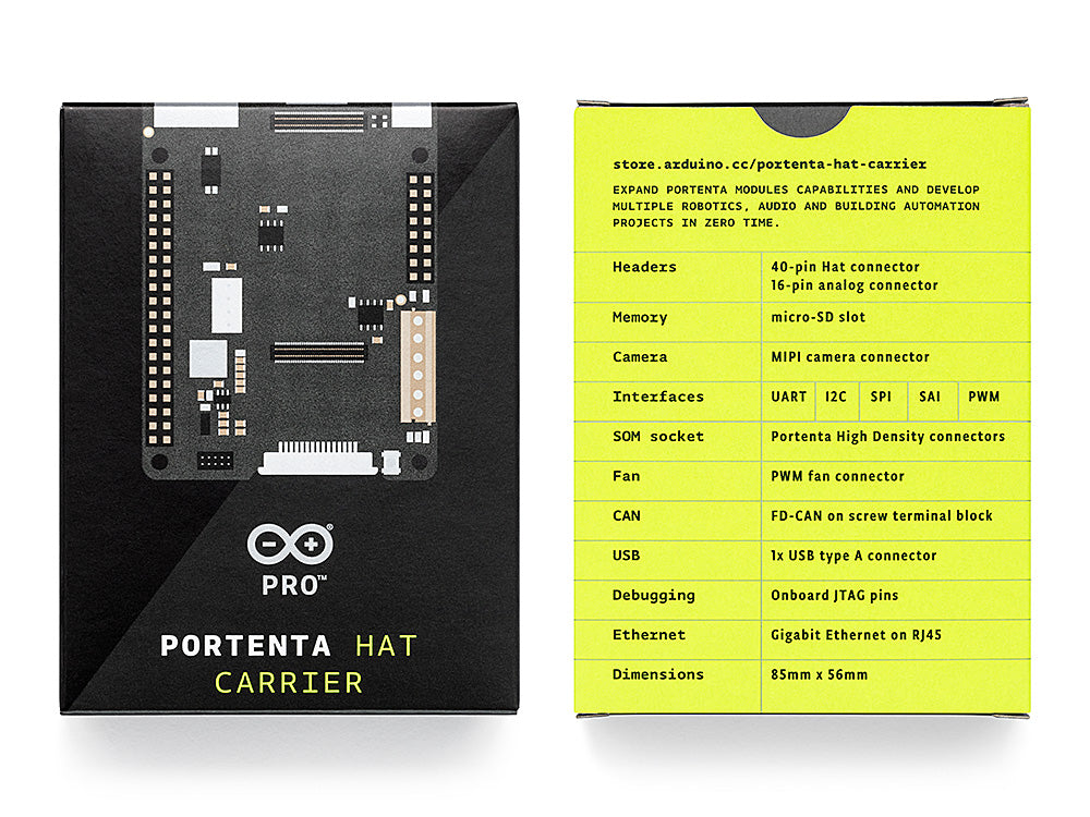 Arduino Portenta Hat Carrier carte porteuse Hats