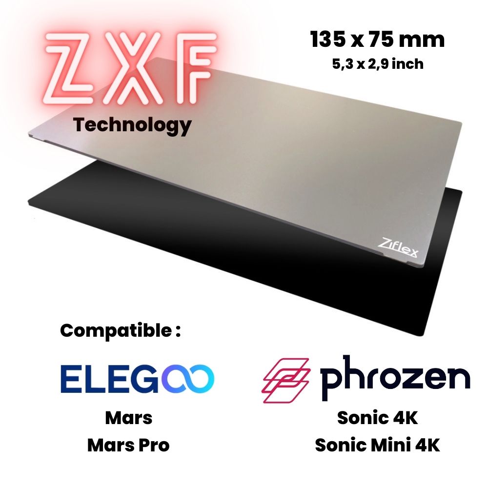 Ziflex Starter Kit Résine plaque 135x75 Mars Sonic Mini