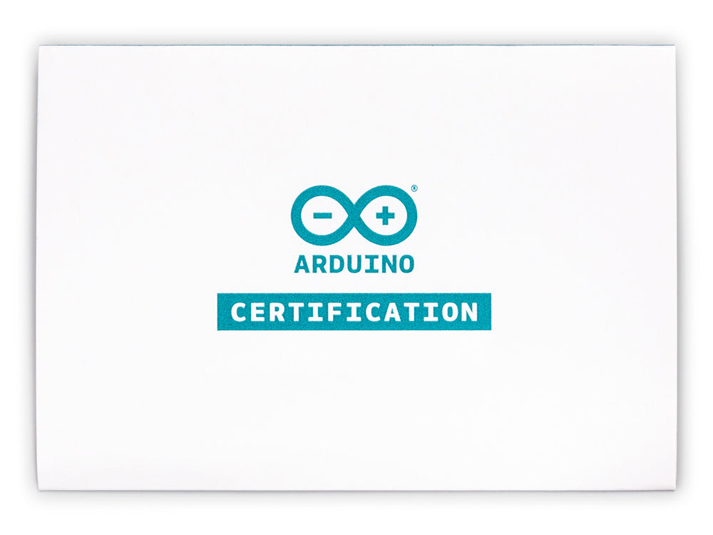 Arduino Certification Bundle Kit Examen carte examen anglais