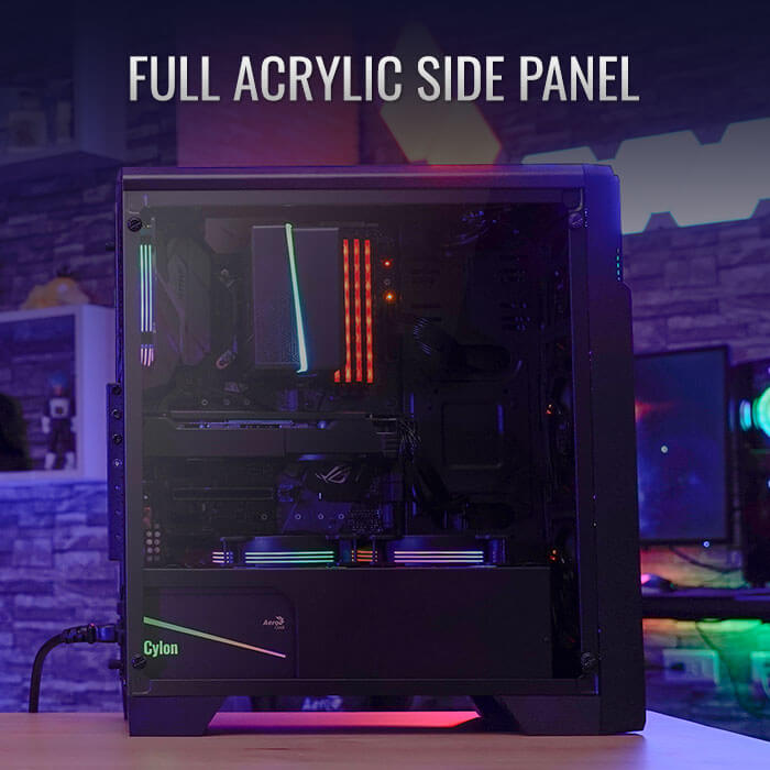 AeroCool Ore Acrylic boîtier PC panneau acrylique