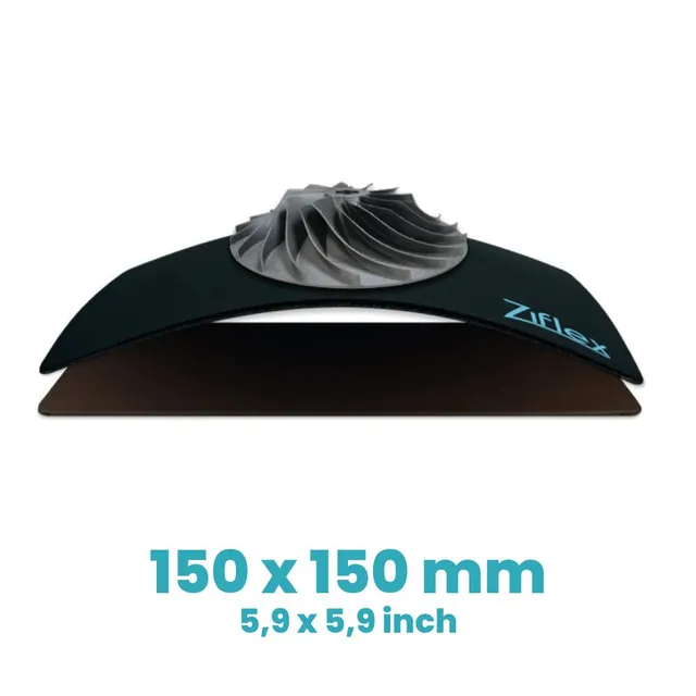 Zimple Ziflex Ultimate Starter 150x150mm plaque impression Snapmaker A150